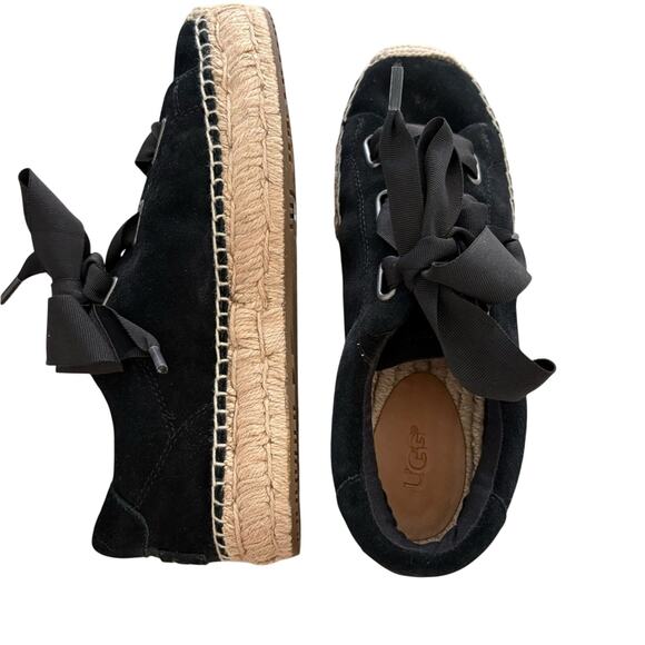 UGG Women's Brianna Suede Espadrille Sneakers - Picture 4 of 6